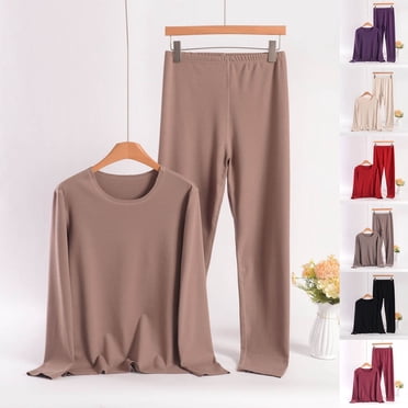 JGJNFE Womens Thermals Top and Bottom Set,Plus Size Pajamas for Women Set,Women's Fashion 2-Piece Lounge Supersoft Cropped Tee and Sleep Shorts Loungewear Set