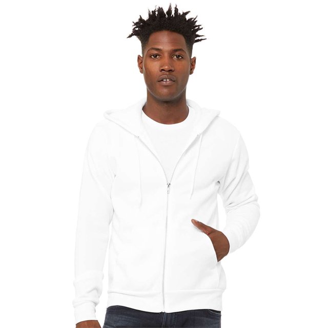 Bella + Canvas Unisex Sponge Fleece Full-Zip Hooded Sweatshirt