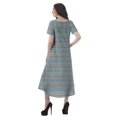 thumbnail image 3 of Moomaya Tenues d'Été Femmes Coton Flex Imprimées Robes Décontractées, 3 of 5