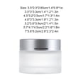 thumbnail image 3 of Xingzhi Durable And Wear-resistant Matte Cosmetic Jars Convenient And Multipurpose silvery 30g,1 1Set, 3 of 6