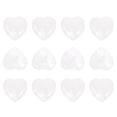 thumbnail image 1 of MasteelfCA 12 Pcs Pierre en Forme de Cœur Ornement en Pierre Naturelle Cadeau de Fête, 1 of 7