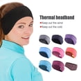 thumbnail image 2 of transemion Running Headband Windproof Ear Muffs Riding Head Protector Hearing Protection Face Guard Motor Supplies Motorcycle Accessories Purple, 2 of 6