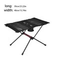 thumbnail image 4 of Decodeary Widesea Folding Table Portable Camping Desk Furniture with Bottle Holder, 4 of 6