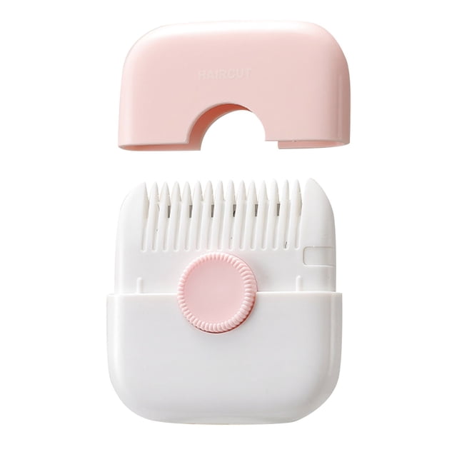 Tondeuse à Cheveux 2-en-1 avec Hauteur Réglable - Lame en Acier Inoxydable, Design Double Face et Housse de Protection - Outil de Coupe et de Coiffage pour Pointes Fourchues