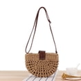 thumbnail image 4 of Matoen Rattan Straw Bag Straw Purses for Women Summer Beach Mini Tote Bag Hand Woven Shoulder, 4 of 9