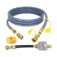 thumbnail image 1 of DOLITY 1/2 inch Natural Gas Hose Gas Line Propane to Natural Gas Conversion Kit Natural, 1 of 7
