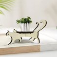 thumbnail image 1 of Support de Fleurs pour Chat en Bois en Forme de Chat Décoration Maison (Multicolore, Lot de 4), 1 of 7