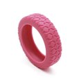 thumbnail image 1 of Luggage Wheels Protector Suitcase Small Parts Wear Resistant Silicone Protection Cover For Most Spinners Wheels pink 4pcs, 1 of 6