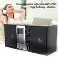 thumbnail image 3 of Portable AM  Shortwave Radio with Bluetooth, 4 in 1 Emergency Radio with Dual Driver Speakers, 2400mAh Rechargeable, Support USB Drive, Storage Card, 3 of 7