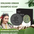 thumbnail image 2 of Usman Savon Shampooing Polygonum Multiflorum Ginseng Revitalisant Fait à la Main Savon, 2 of 8