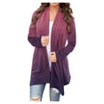 thumbnail image 1 of Pisexur Veste pour Femmes, Cardigans à devant Ouvert, Manteaux Trench, Vestes d'Automne, Mode pour Femmes, Cardigan Imprimé à Manches Longues, 1 of 5