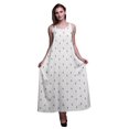 thumbnail image 1 of Bimba Robe Longue Décontractée pour Femmes en Rayonne à Bretelles Spaghetti, Maxi d'Été, Robe Soleil - Xxx-Grand, 1 of 4