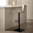 thumbnail image 2 of Bouclair Tabouret de Bar Moderne Réglable Taupe, 2 of 9