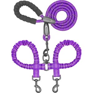 Pet Medium and Large Dog Leash, Retractable one-to-Two-Dog Leash, Multi-Functional Dog Leash for Dogs
