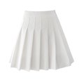 thumbnail image 2 of Jupe Plissée de Tennis Patineuse pour Filles, Mini-Jupes de Cheerleader, Uniformes, Cosplay, Danse, Blanc G, 2 of 8