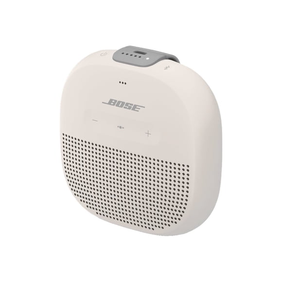 Bose SoundLink Micro - Enceinte - pour Usage portable - Sans Fil - Bluetooth - Contrôlé par Application - Blanc Fumée