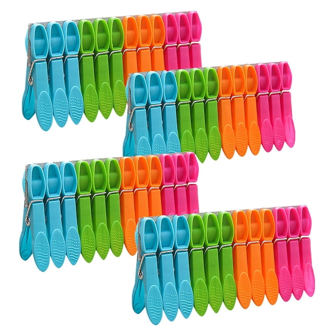 Clothes Pegs Colourful Clothespins Windproof Plastic Clothes Pegs For Washing Lines And Hangers