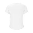 thumbnail image 4 of GigrtiJin Womens Short Sleeve U-Neck Tops Summer Ribbed Slim Basic Fashion T Shirt Solid Color Trendy Soft Blouse, 4 of 6