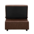 thumbnail image 4 of Payton Sofa Bed, Brown PU, 4 of 9