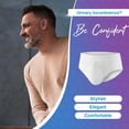 thumbnail image 3 of Culottes en Coton Lavables et Réutilisables pour Hommes contre l'Incontinence avec Protection Absorbante à l'Avant pour Fuites Urinaires Légères à Modérées, 3 of 12
