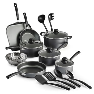 Tramontina PrimaWare 18 Ensemble de produits de cuisine antiadhésif en aluminium Pc – Gris d'acier