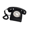 thumbnail image 3 of Téléphone Vintage à Cadran Rotatif à l'Ancienne avec Recomposition Téléphone Rétro Noir, 3 of 8