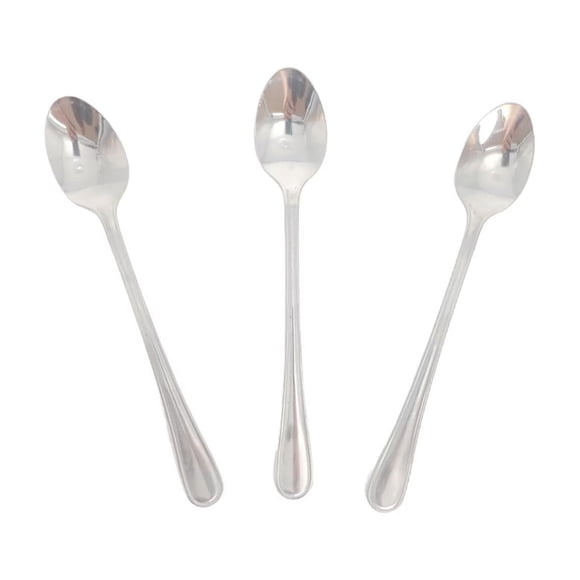 Mainstays 3-Piece Fleetline Iced Tea Spoon, Adult