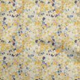 thumbnail image 1 of oneOone Polyester Spandex Yellow Fabric Floral Sewing Craft Projects Fabric Prints By Yard 56 Inch Wide, 1 of 4