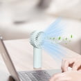 thumbnail image 1 of Limited Time Deal Iumwxz Mini Handheld Fan Battery Powered Small Portable Adjustable Speed USB Rechargeable Fan Powerful Eyelash Fan Suitable for Kids Women Men Indoor Outdoor Travel Gifts for Women, 1 of 6