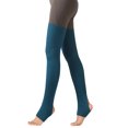 thumbnail image 1 of Women Yoga Stockings Open Heel Ribbed Knit Thigh High Leg Warmers for Ballet Dancing Lounging, 1 of 8