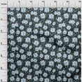thumbnail image 3 of oneOone Rayon Teal Green Fabric Floral Retro Craft Projects Decor Fabric Printed By The Yard 56 Inch Wide, 3 of 5