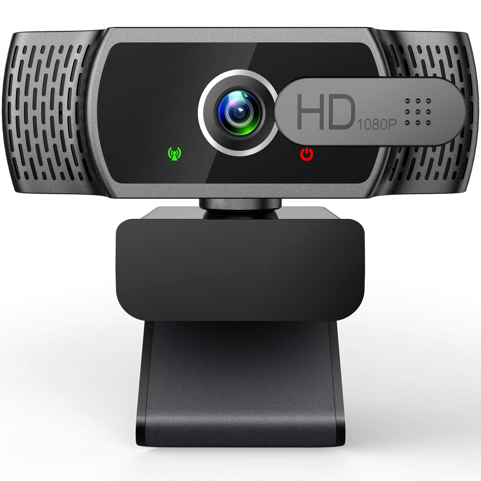 Amdohai Webcam for PC with Microphone - 1080P FHD Webcam with Privacy Cover, Plug and Play USB Web Camera for Desktop & Laptop Conference, Meeting, Zoom, Skype, Facetime, Windows, Linux, and macOS