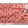 thumbnail image 3 of Soimoi Modal Satin Fabric Raspberry,Strawberry & Cherry Fruits Print Sewing Fabric Yard 42 Inch Wide, 3 of 3