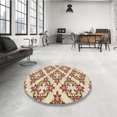 thumbnail image 4 of Ahgly Company Tapis d'Intérieur Lavables en Machine, Rectangle Transitionnel Doré Blond Doré, 8' x 12'', 4 of 7