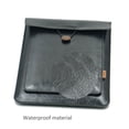 thumbnail image 4 of Double Layer High Capacity Laptop Bag Cover,Microfiber Leather NoteBook Sleeve Case For Surface Go 10" Pro7 12.3" Laptop2 Pro X, Faux Leather 13.5in Case, Grey, 4 of 6