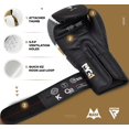 thumbnail image 2 of RDX F7 Leather Boxing Gloves, Golden, 16oz, 2 of 7