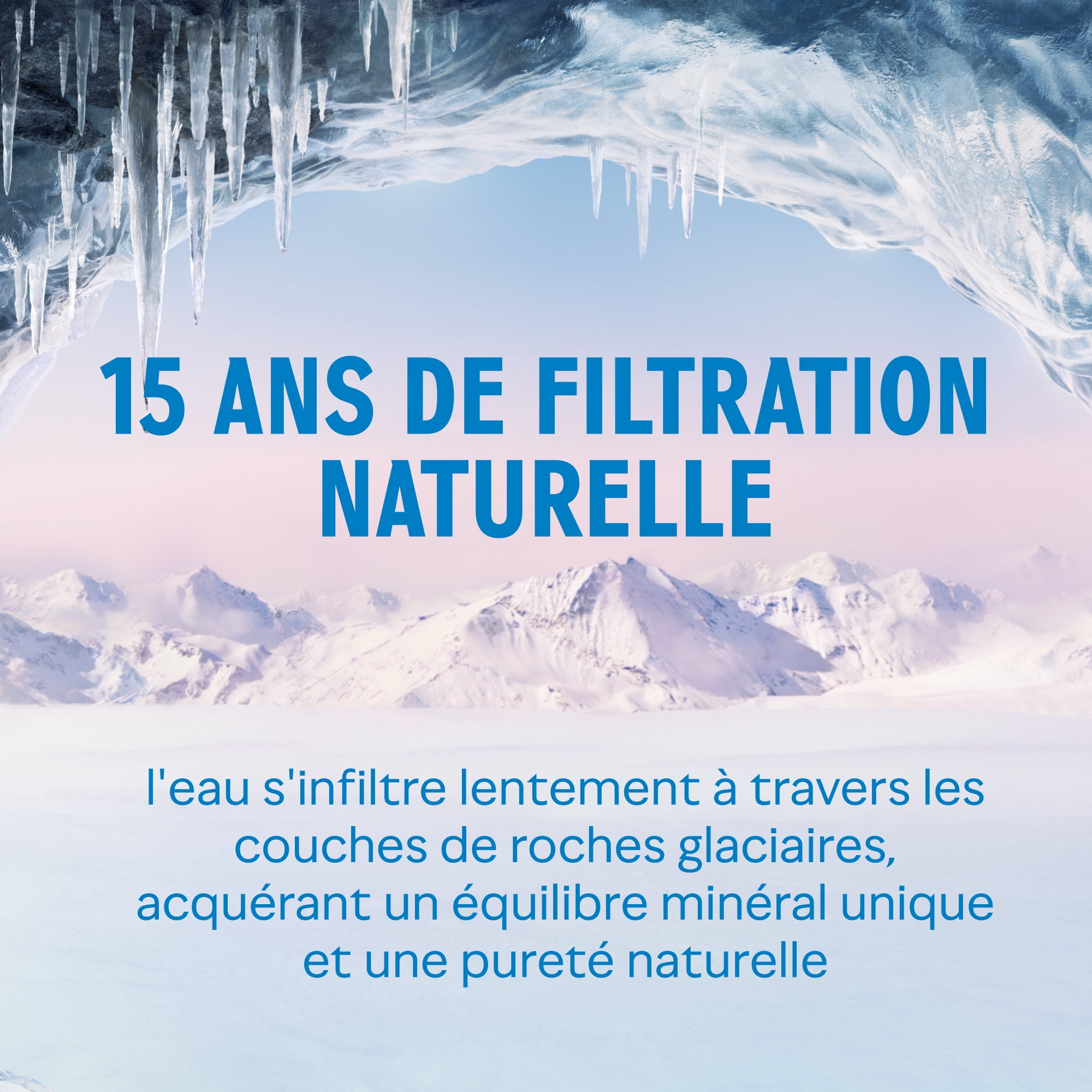 evian Eau Minérale Naturelle 6 x 1 L, Bouteilles