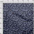 thumbnail image 3 of oneOone Viscose Jersey Blue Fabric Floral Sewing Craft Projects Fabric Prints By Yard 60 Inch Wide, 3 of 5