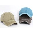 thumbnail image 5 of LinYooLi Retro Solid Baseball Cap for Women Men Trendy Denim Feel Soft Adjustable Skullcap Hats All Season Casual, 5 of 5