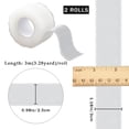 thumbnail image 2 of EIGTHTAIL 3/4 Inch x 65.6ft Bookbinding Repair Tape Black Fabric Tape Adhesive Duct Tape Safe Cloth Library Book Seam Sealing Craft Tape for Bookbinders Hinging Sofa Cord Cable Webbing Re, 2 of 7
