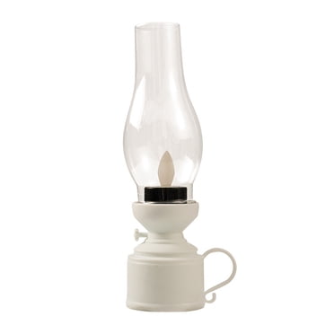 KAKOWELY Lampe à Kérosène Sans Flamme à DEL Lampe à Kérosène en Plastique Lanterne à Huile Rétro Décoration,7.24"X1.97"X1.97 Pouces