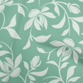 thumbnail image 1 of oneOone Polyester Spandex Light Mint Green Fabric Floral Magnolia Sewing Material Print Fabric By The Yard 56 Inch Wide, 1 of 4