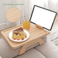 thumbnail image 4 of Sofa Arm Tray Table, Slip  Sofa Armrest Tray Clip On Rotating Bracket  For Family, 4 of 8