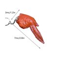 thumbnail image 2 of Simulation Food Model Mini Food Keychain Student School Bag Pendant Family Party Pendant, 2 of 2