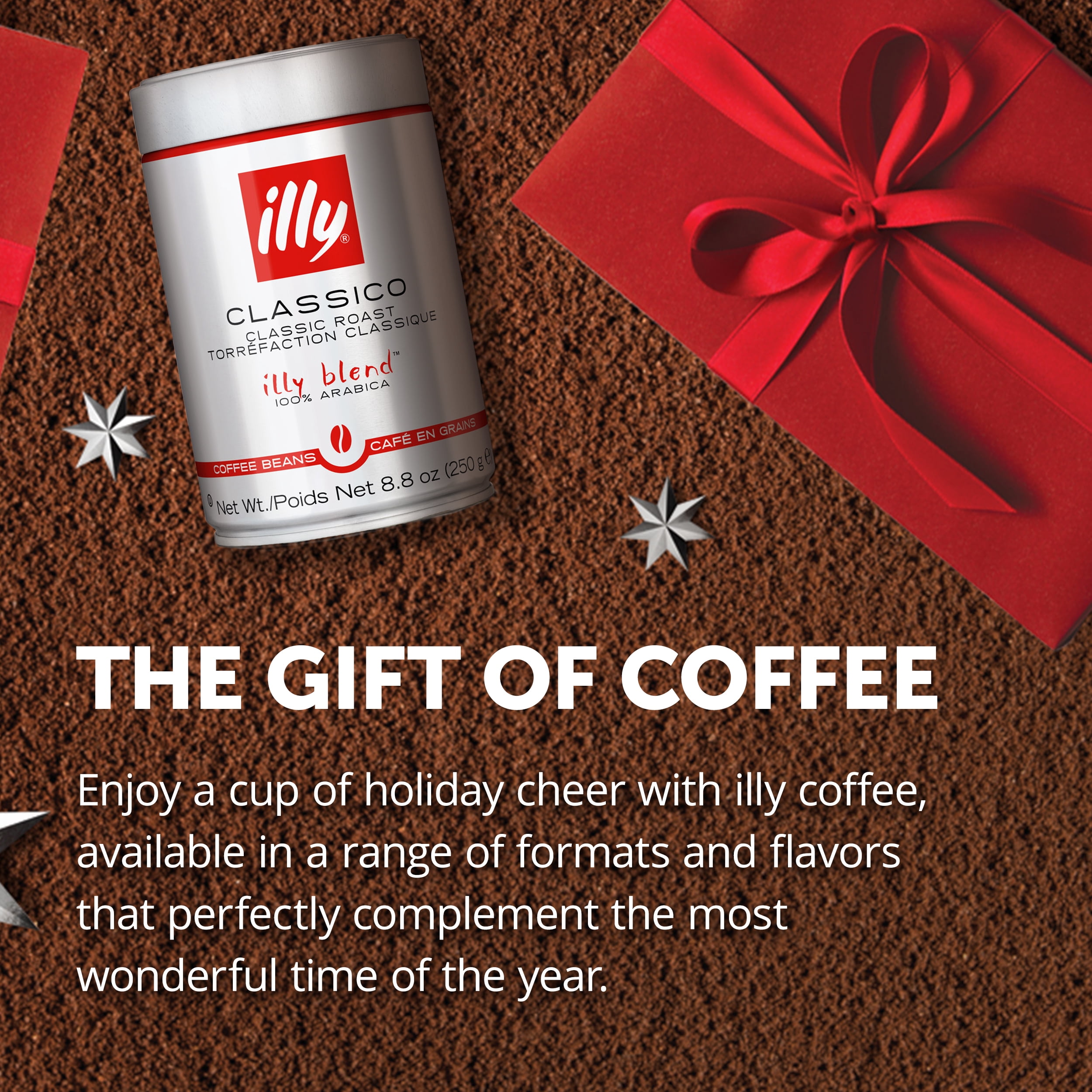 illy Grains de café Classico torréfaction moyenne, 8.8 oz