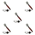 thumbnail image 2 of Redempat Stainless Steel Golf Club Brush Portable Solid Color Shoe Brushes Red with Lid 5Set, 2 of 6