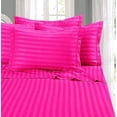 thumbnail image 2 of 600 Thread Count 100% Egyptian Cotton 4-Piece Bed Sheet Set (1 Flat, 1 Fitted Sheet, 2 Pillow Covers) 24 Inches Deep Pocket Size Stripe Pattern, 2 of 4