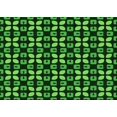 thumbnail image 1 of Ahgly Company Machine Washable Indoor Rectangle Transitional Lime Green Area Rugs, 2' x 5', 1 of 7