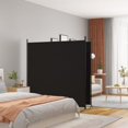thumbnail image 1 of vidaXL 2-Panel Room Divider Black 348x180 cm Fabric, 1 of 1
