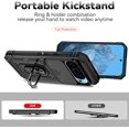 thumbnail image 3 of KOMI Designed for Google Pixel 9 Pro, Military-Grade Drop-Proof Case with Sliding Camera Cover and Ring Kickstand, Heavy Duty Shockproof Full Body Protective Phone Case, Black, 3 of 5